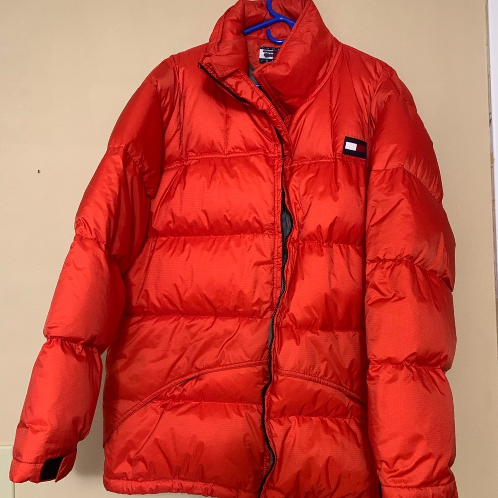 Tommy Hilfiger Red Puffer Jacket